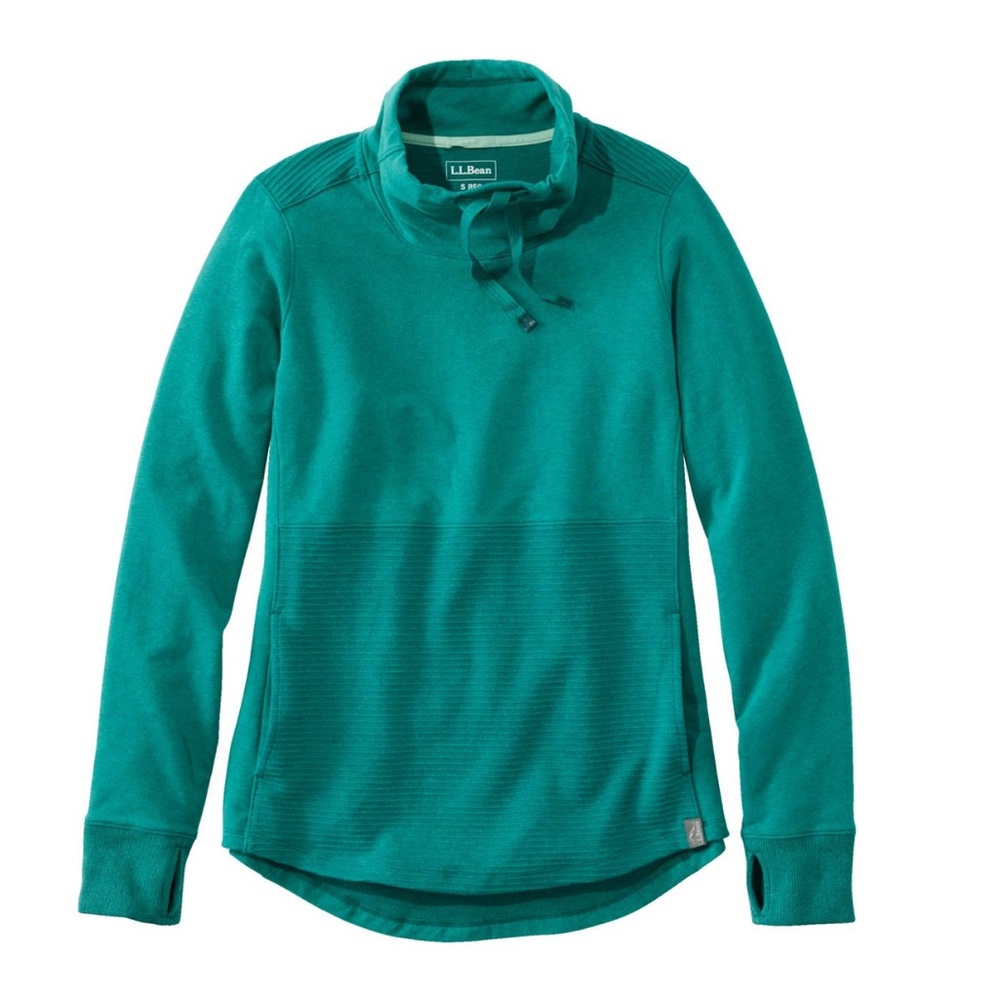 L.L.Bean Cozy Mixed-Knit Pullover